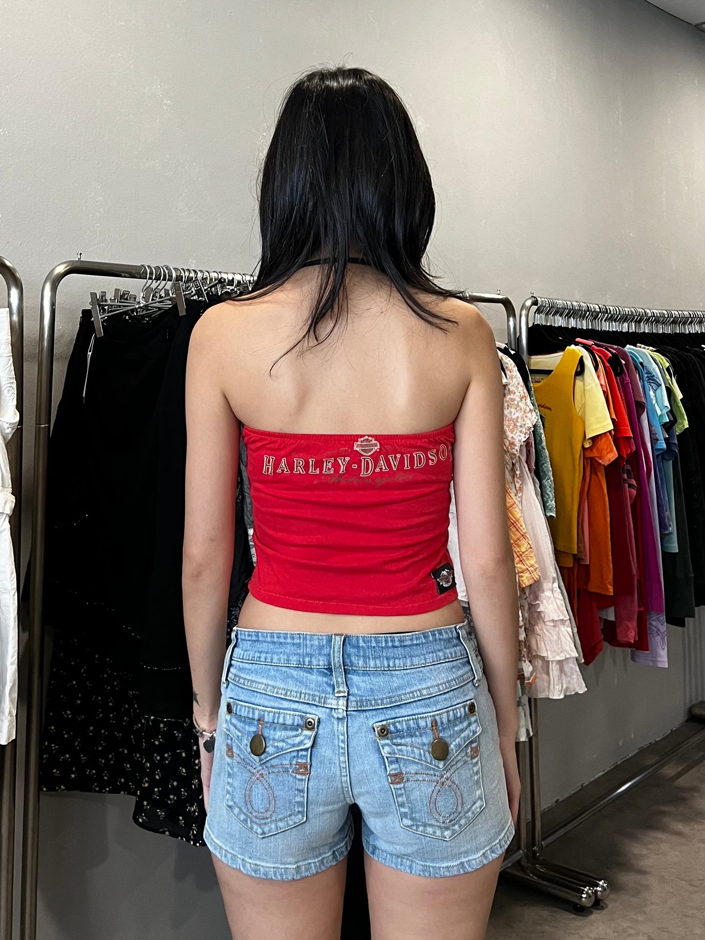 harley davidson halter top