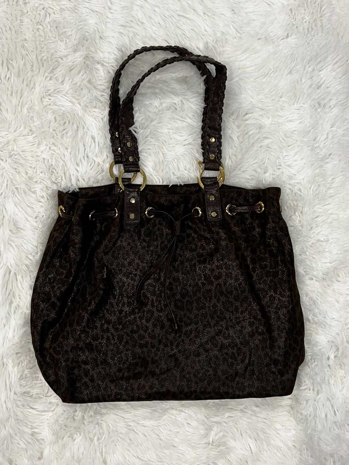 leopard shoulder bag