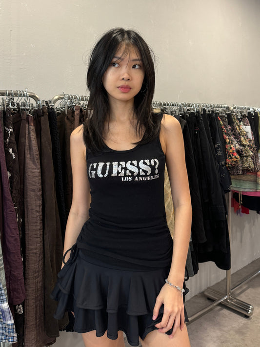 guess ruched tank